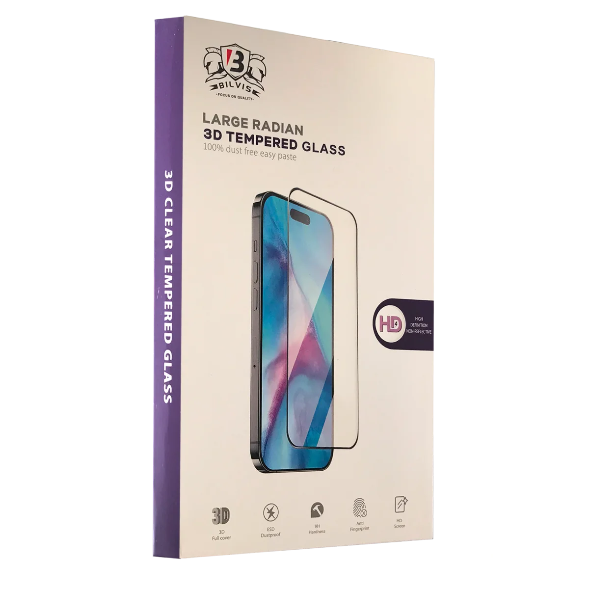 Apple iPhone 11 Bilvis 3D Radian Cam Ekran Koruyucu