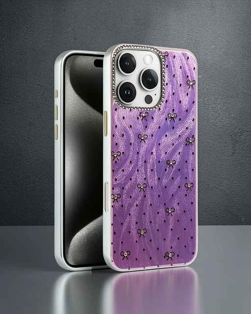 Apple İphone 16 Pro Kılıf Blade Aynalı Desenli Kapak - Desen 2