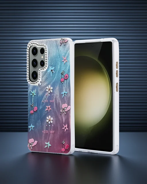 Samsung Galaxy S25 Ultra Kılıf Blade Aynalı Desenli Kapak - Desen 4