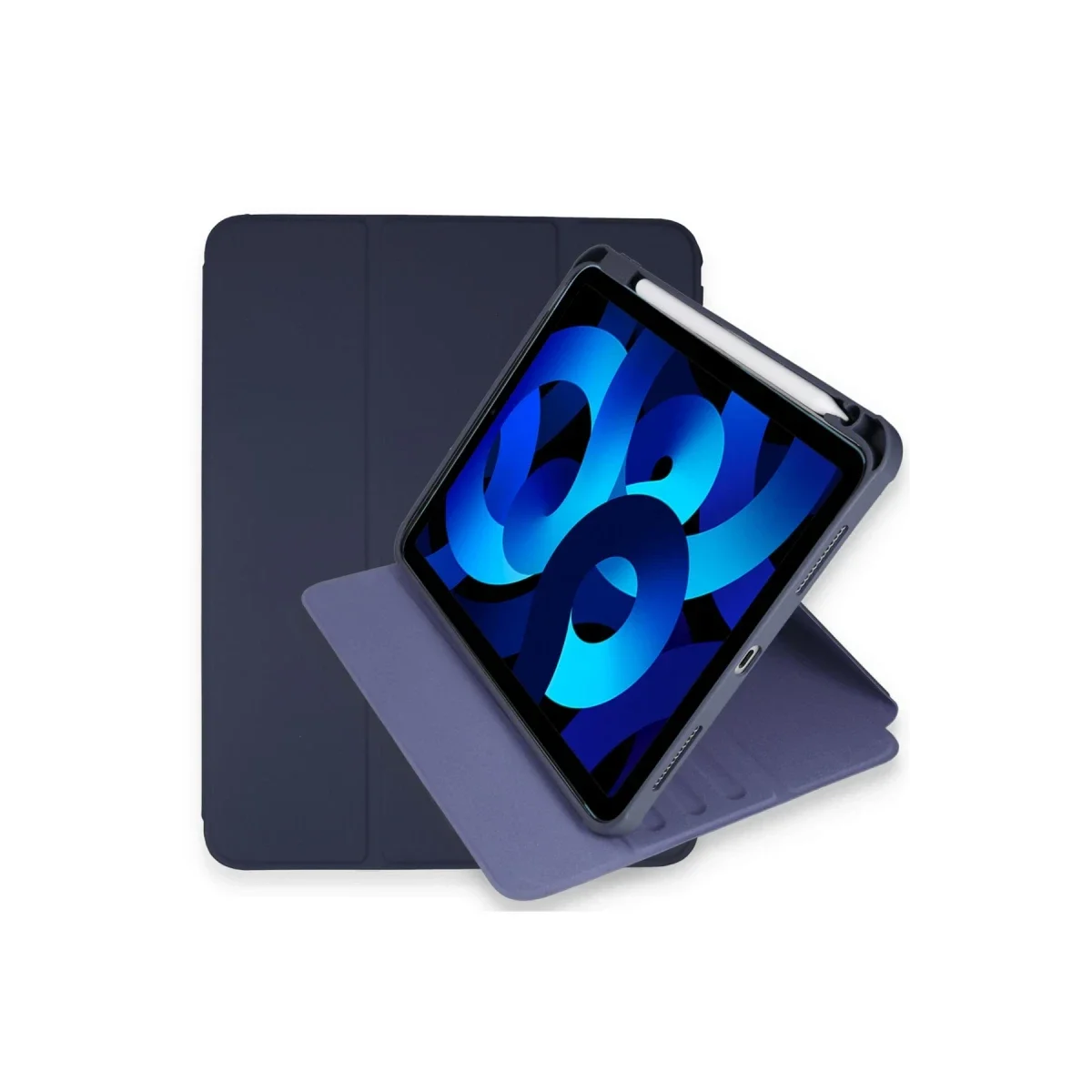 Apple iPad Pro 11 (2021) Kılıf Starling 360 Kalemlikli Tablet Kılıf - Lacivert