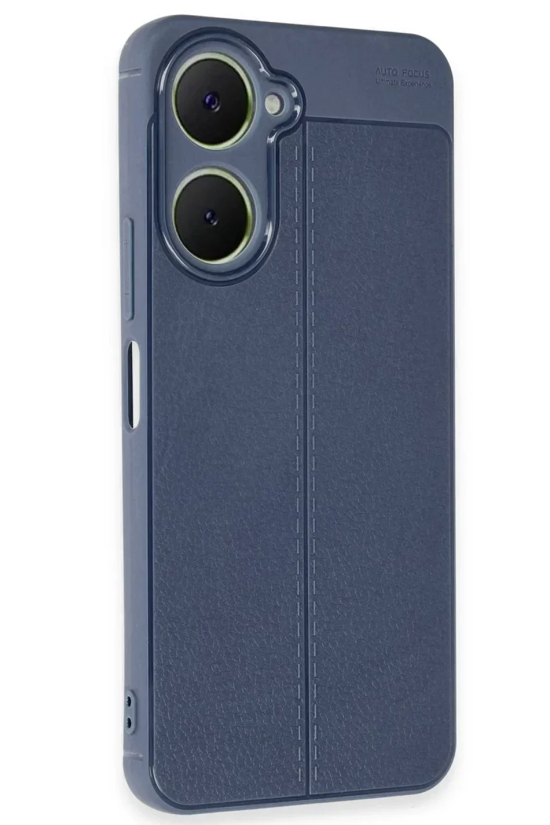 Vivo Y18 Kılıf Auto Focus Kapak - Lacivert görsel 3
