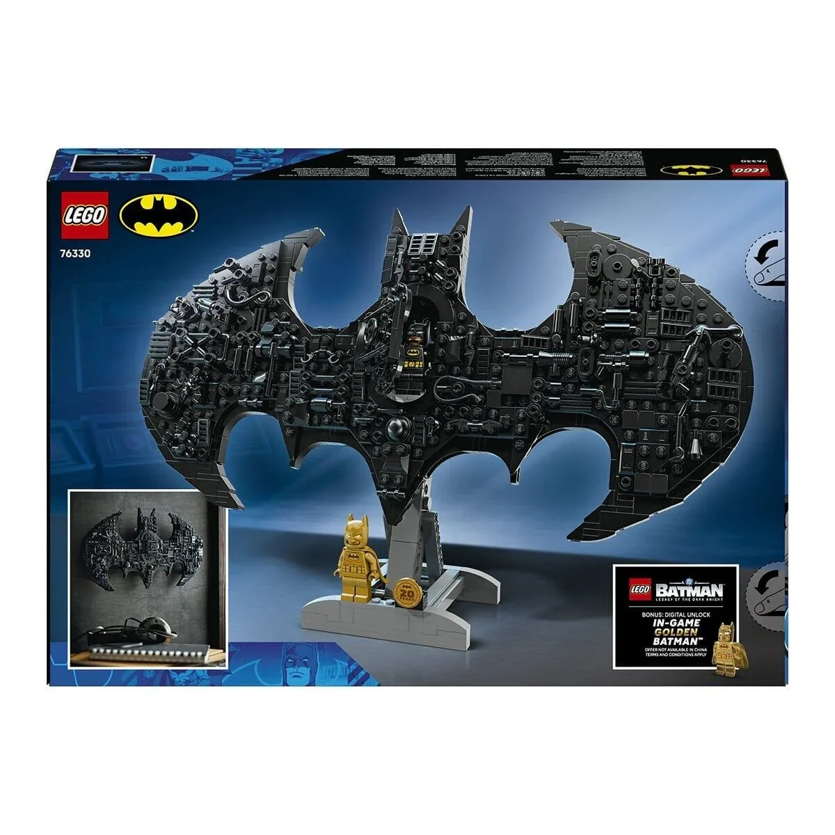 76330 Lego DC Batman Logosu 678 parça +12 yaş görsel 3
