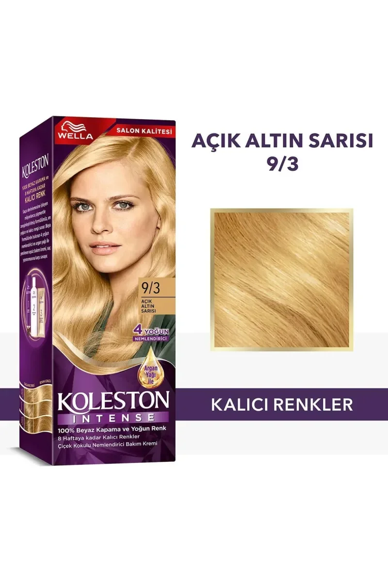 Koleston İntense Saç Boyası - 9/3 Açık Altın Sarısı