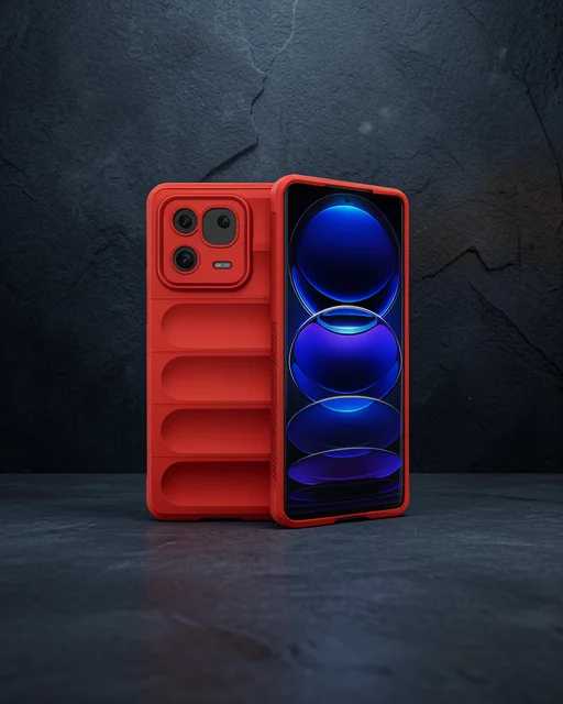 Xiaomi Mi 13 Pro Kılıf Optimum Silikon - Kırmızı