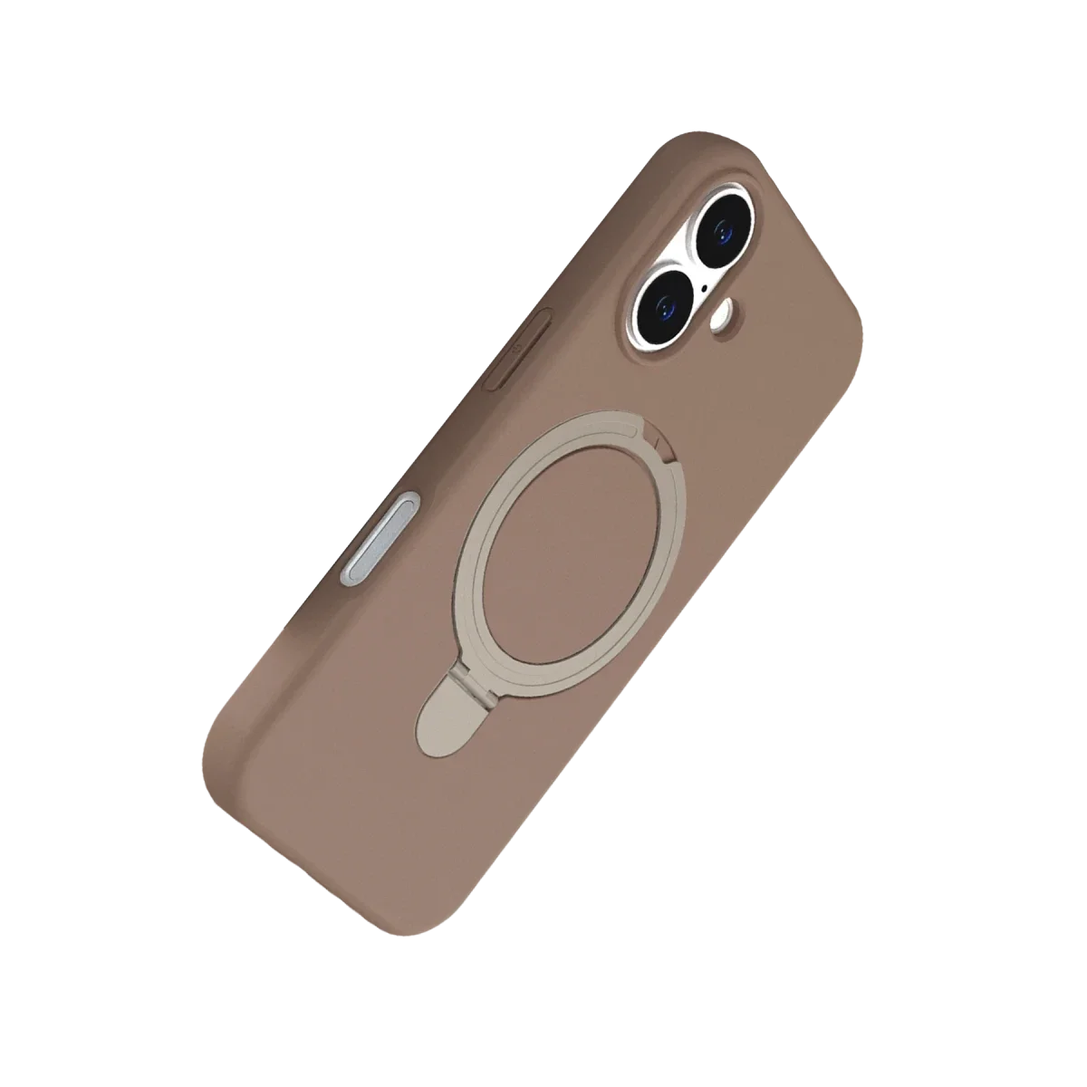 Apple iPhone 16 Plus Regal Magsafe Standlı Kapak - Çöl Titanyum görsel 4
