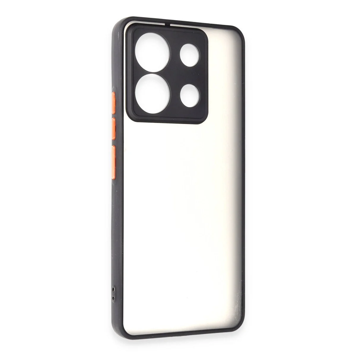 Xiaomi Redmi Note 13 5g Kılıf Montreal Silikon Kapak - Siyah görsel 2