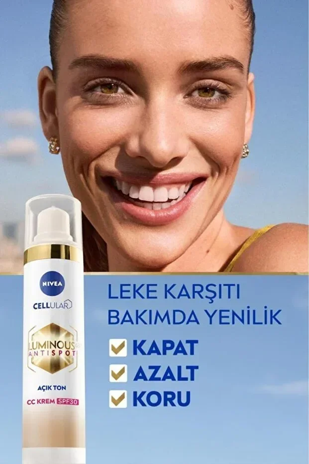 NIVEA Luminous630 CC Krem Açık Ton 40 ml görsel 4