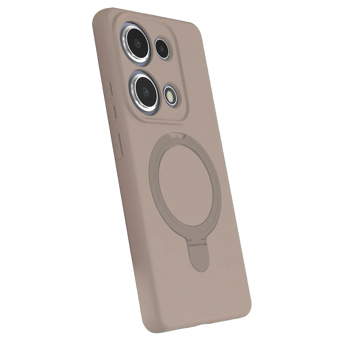 Xiaomi Redmi Note 13 Pro 4G Regal Magsafe Standlı Kapak - Çöl Titanyum görsel 2