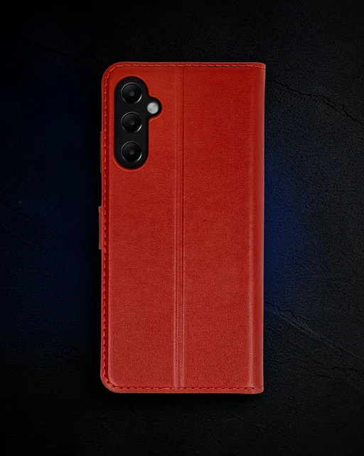 Samsung Galaxy A05s Kılıf Trend S Plus Kapaklı Kılıf - Kırmızı