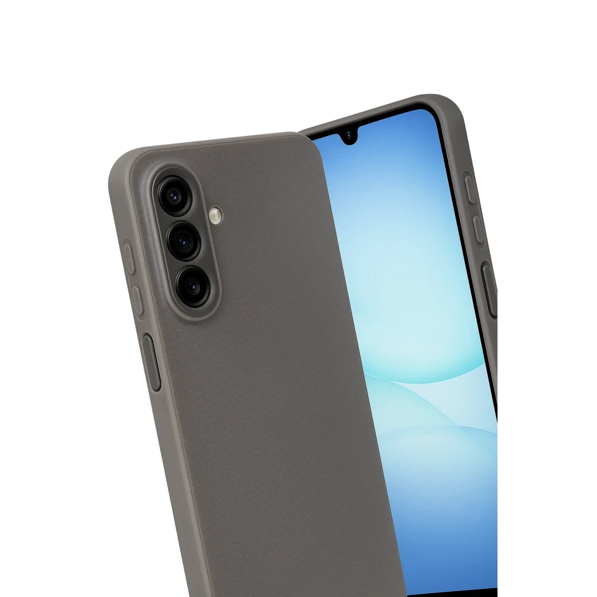 Samsung Galaxy A17 5G Thermax Silikon Kılıf - Gri görsel 3