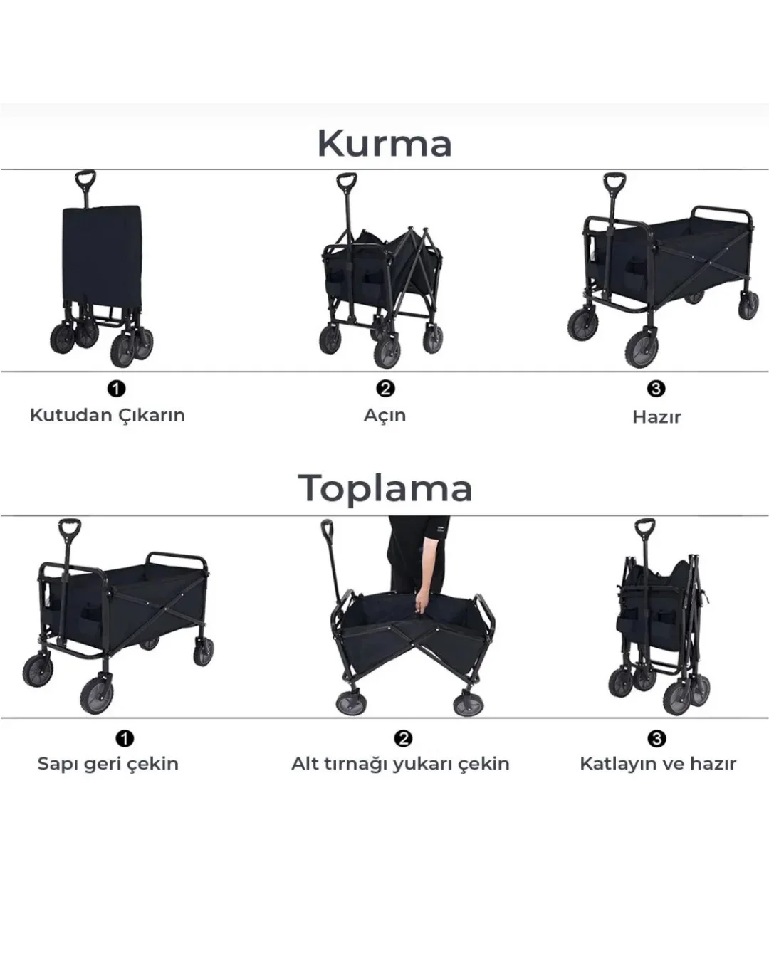 Katlanır Kamp Arabası görsel 4