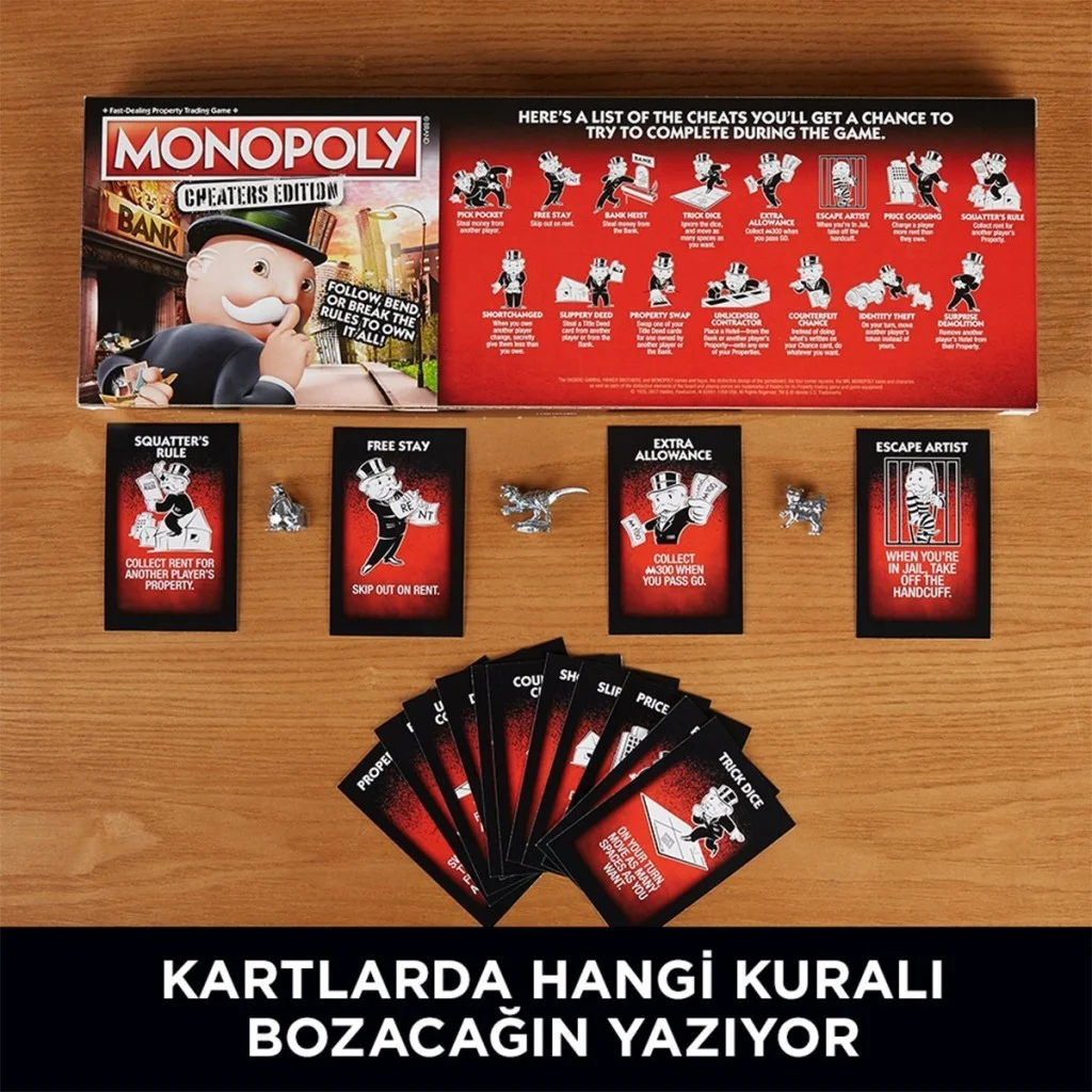 E1871 Monopoly Cheaters Edition +8 yaş görsel 5