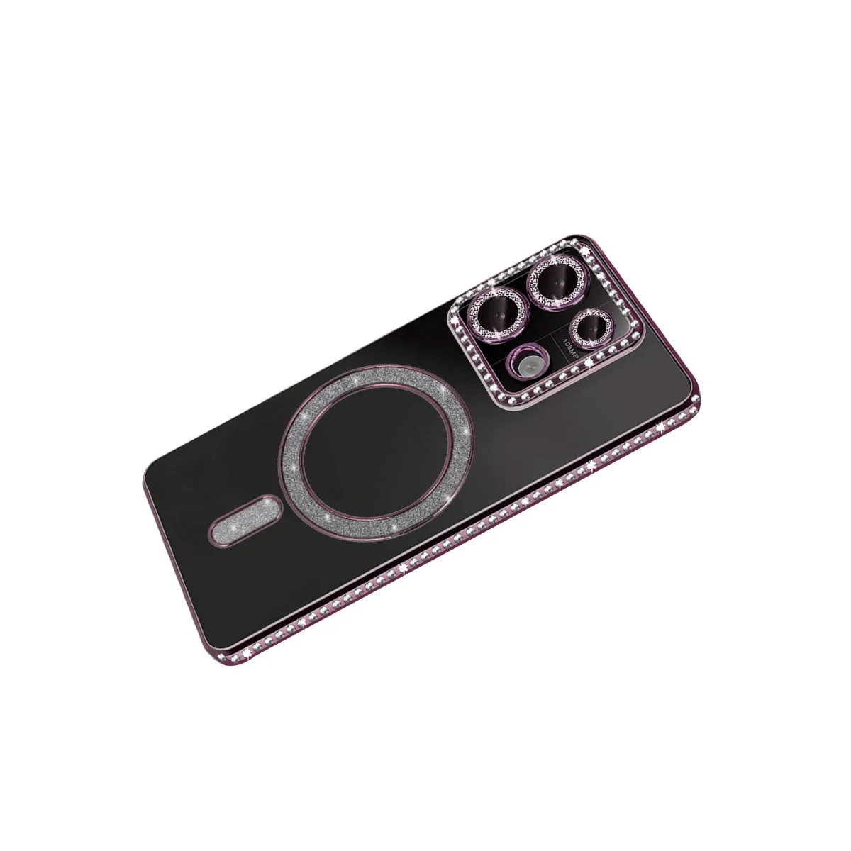 Xiao Red Note 13 Pro 4g Joke Simli Magneticsafe Kılıf - Pembe görsel 4