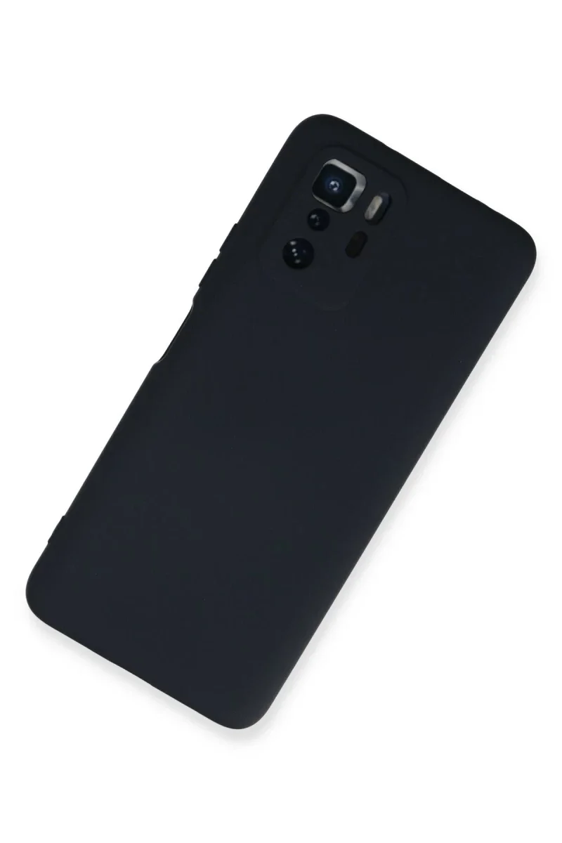 Xiao Poco X3 GT Kılıf Nano içi Kadife Silikon - Lacivert görsel 2