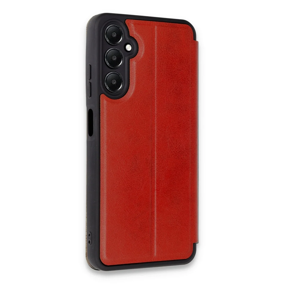 Samsung Galaxy A25 5g Kılıf Flip Cover - Kırmızı görsel 2