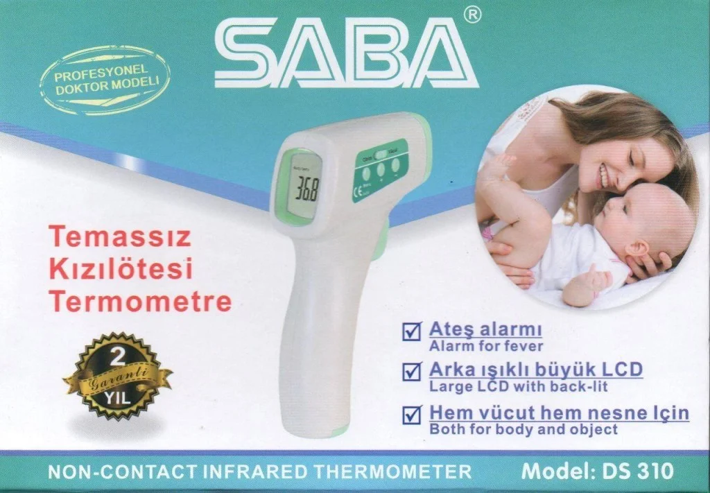Saba Temassız Kızılötesi Ateş Ölçer görsel 2
