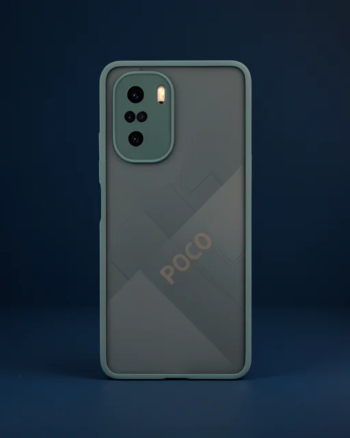 Xiaomi Poco F3 Kılıf Montreal Silikon Kapak - Yeşil