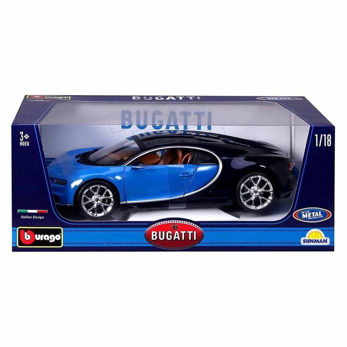 1011040 1:18 Bugatti Chiron Model Mavi Araba -Sunman görsel 2