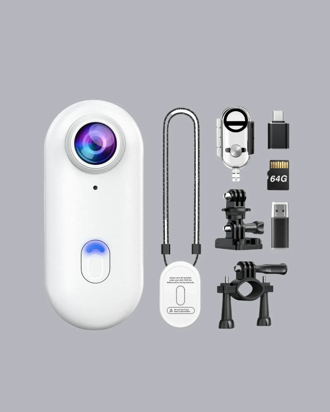 1080P Suya Dayanıklı Aksiyon Spor Kamerası 120° Geniş Açı ve WiFi Destekli görsel 4