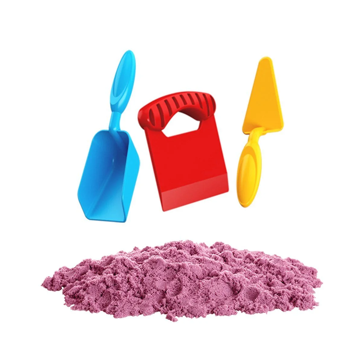 03693 Aksesuarlı Pembe Kinetik Oyun Kumu 1000 Gr görsel 2
