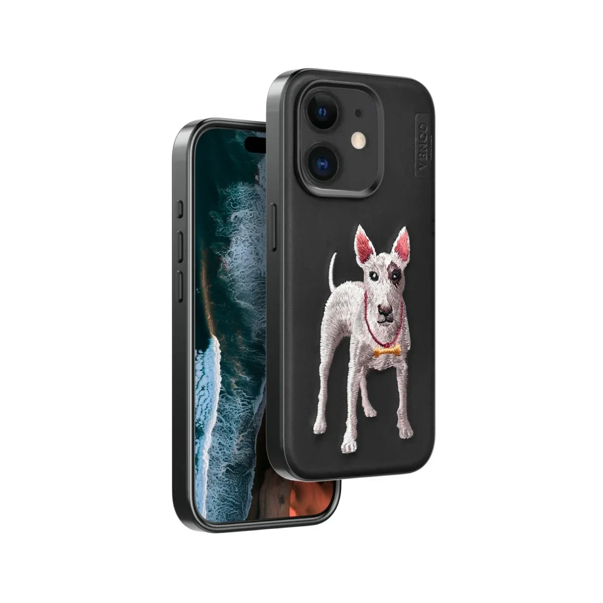 Venco Apple iPhone 11 Perma Desenli Kapak - Siyah görsel 2