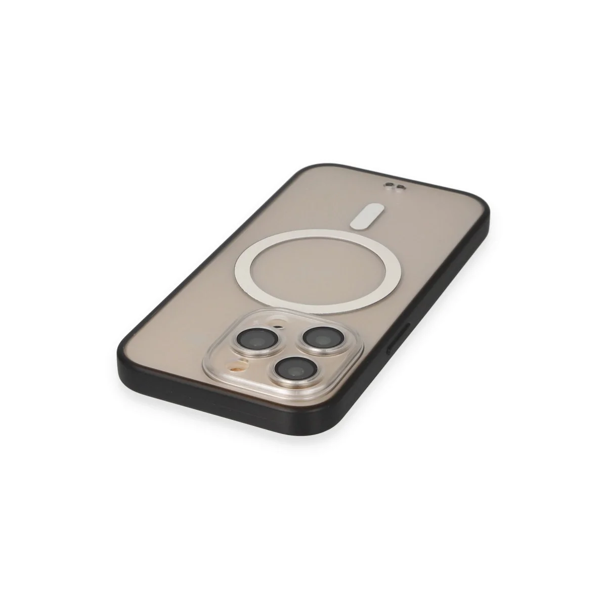 Apple İphone 14 Pro Kılıf Grand Magneticsafe Kapak - Siyah görsel 3