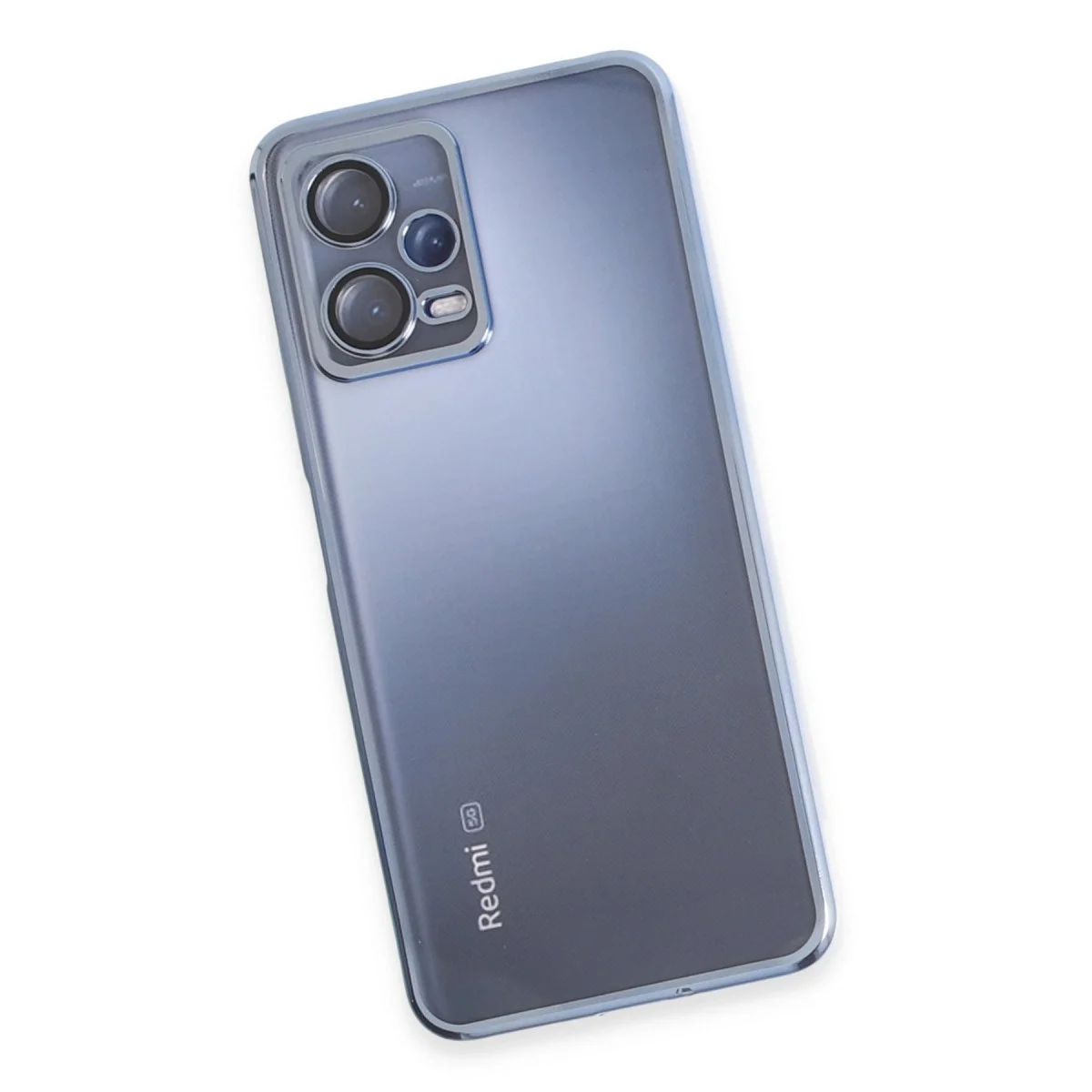Xiaomi Redmi Note 12 5g Kılıf Razer Lensli Silikon - Açık Mavi görsel 3