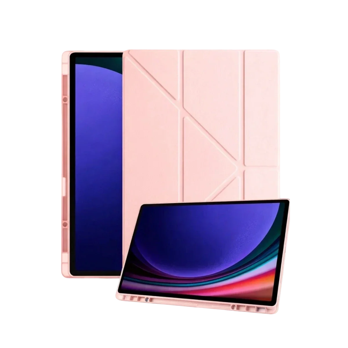 Samsung Galaxy Tab A11 Kalemlikli Mars Tablet Kılıfı - Rose Gold
