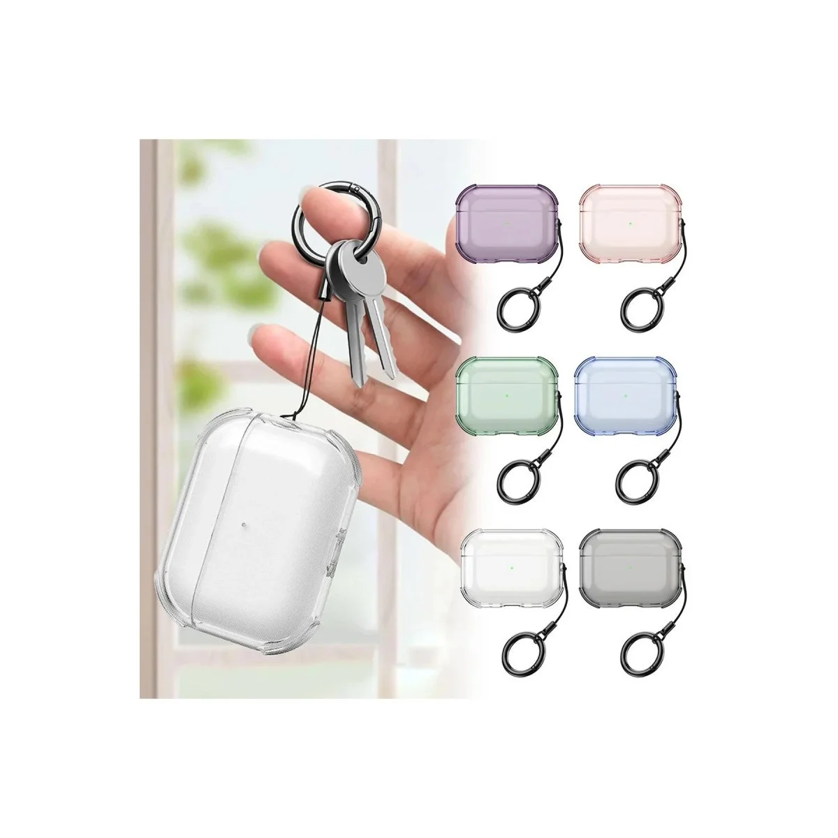 Apple Airpods Pro 3 (3.nesil) Showy Kılıf - Siyah görsel 2