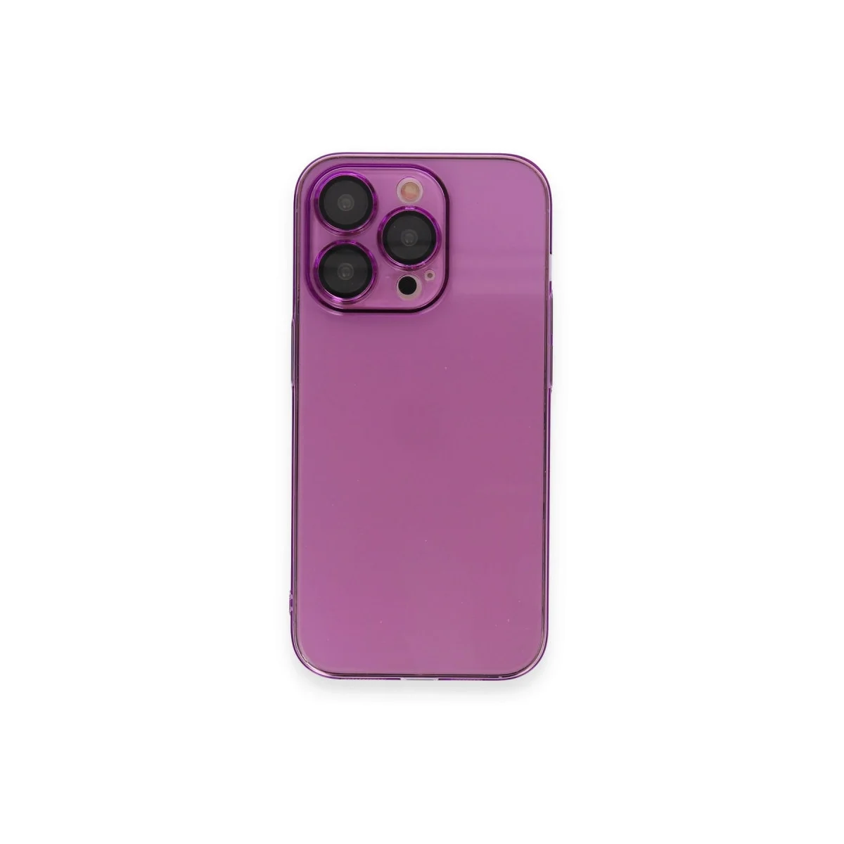 Apple İphone 13 Pro Kılıf Armada Lensli Kapak - Mor görsel 2
