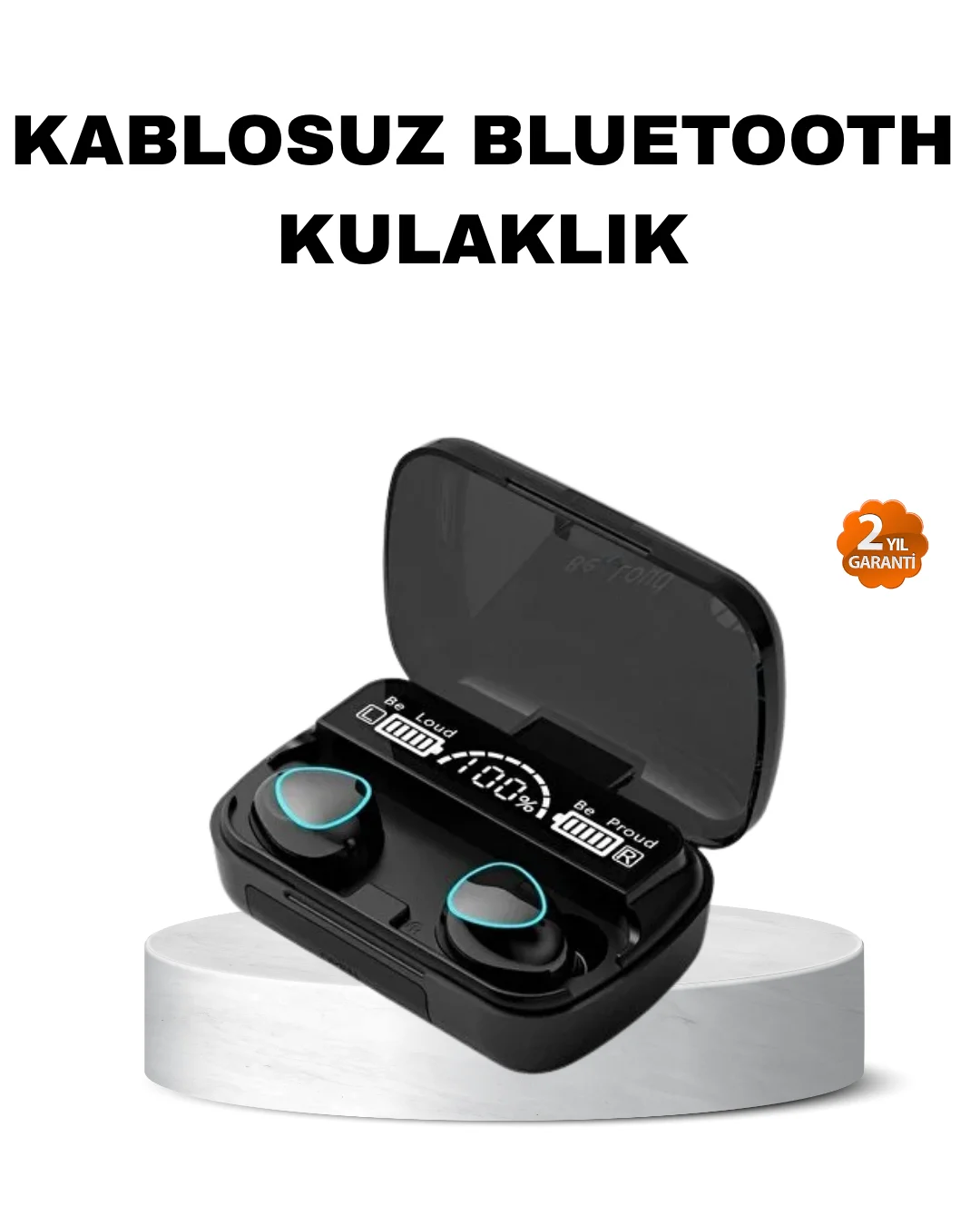 Kablosuz Bluetooth Kulaklık 5.1 Uzun Pil Ömrü Gürültü Engelleme