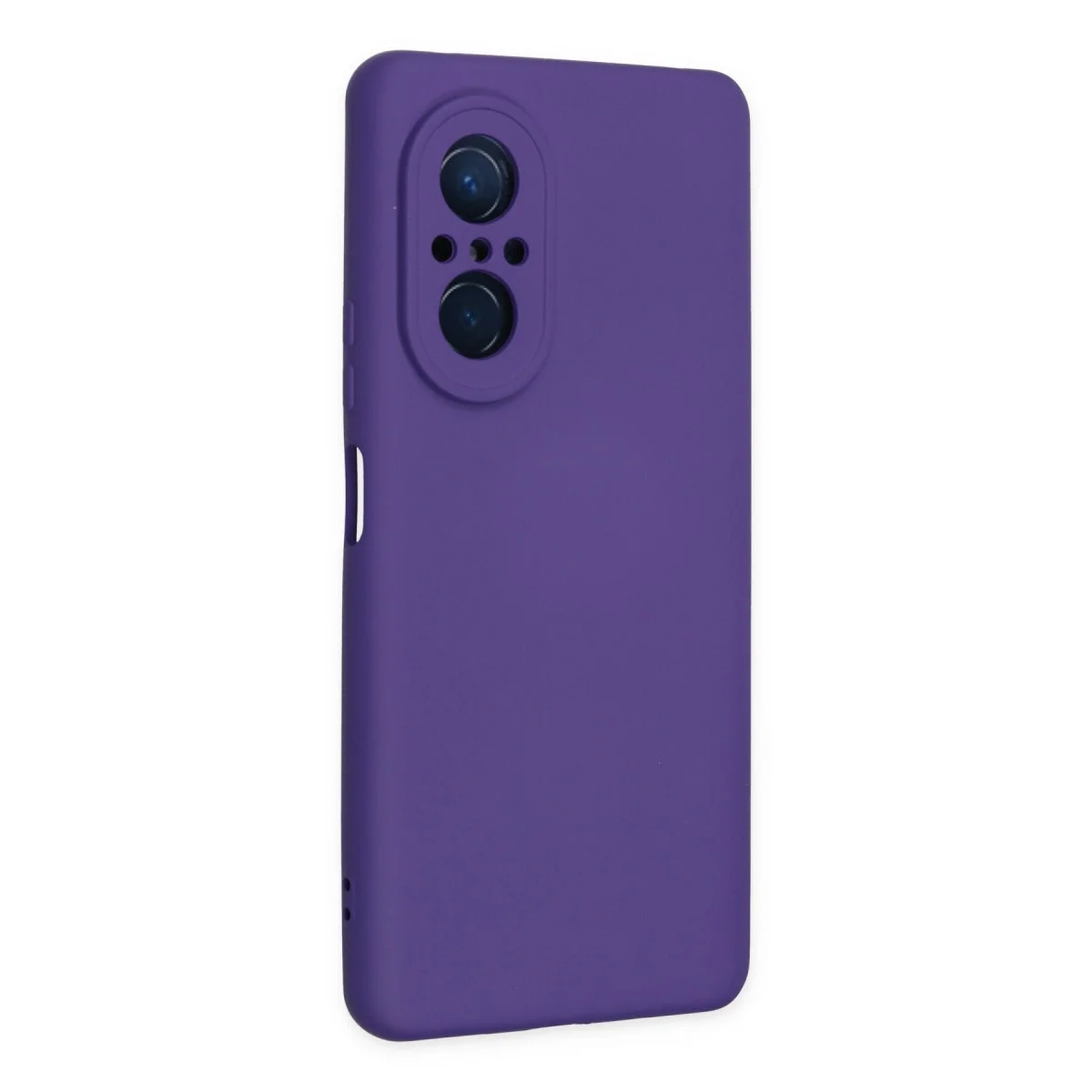 Huawei Nova 9 Se Kılıf Nano İçi Kadife Silikon - Mor görsel 2