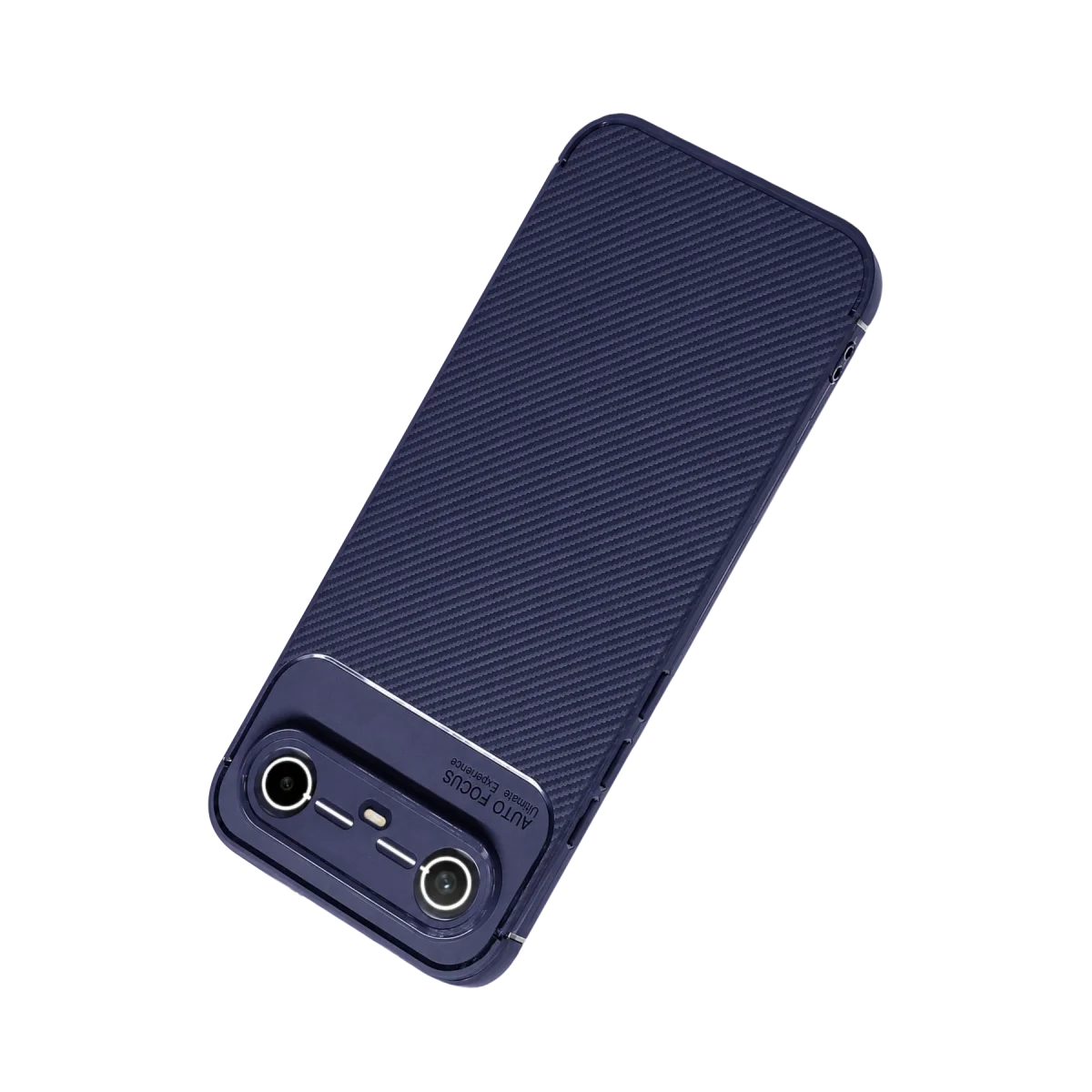 Tecno Spark Slim 5g Auto Focus Karbon Kapak - Lacivert görsel 4