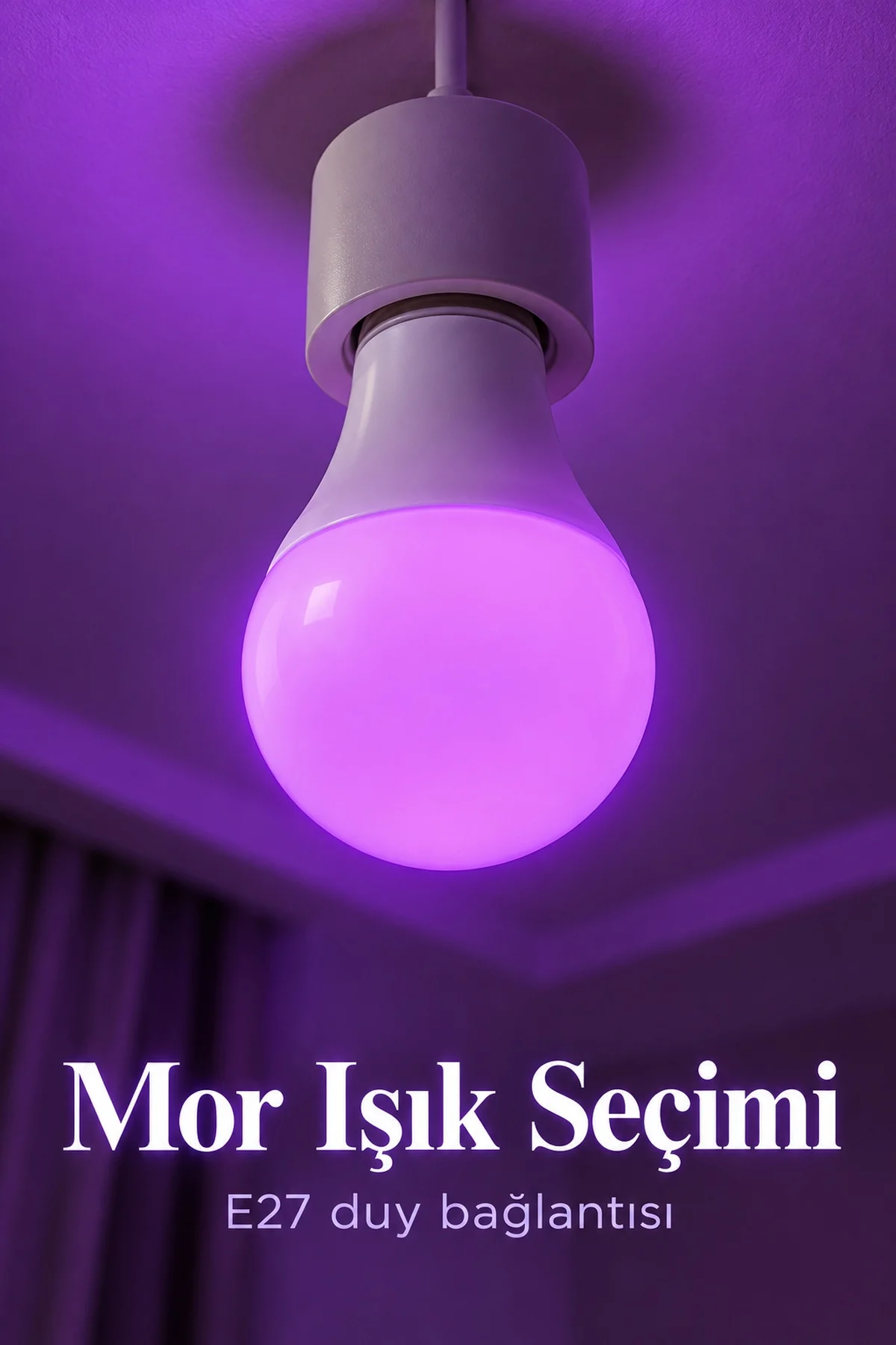 Uzaktan Kumandalı RGB LED Ampul 16 Renk Ayarlı