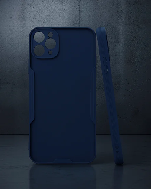 Apple İphone 11 Pro Kılıf Platin Silikon - Lacivert