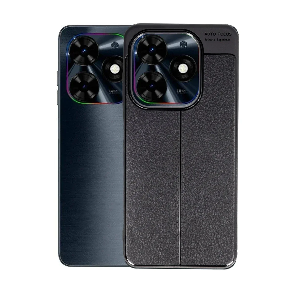 Tecno Spark Go 2024 Kılıf Auto Focus Kapak - Siyah görsel 2