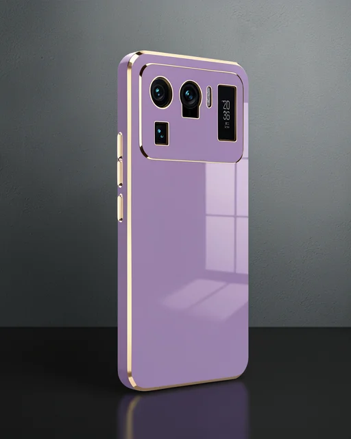 Xiaomi Mi 11 Ultra Kılıf Volet Silikon - Mor