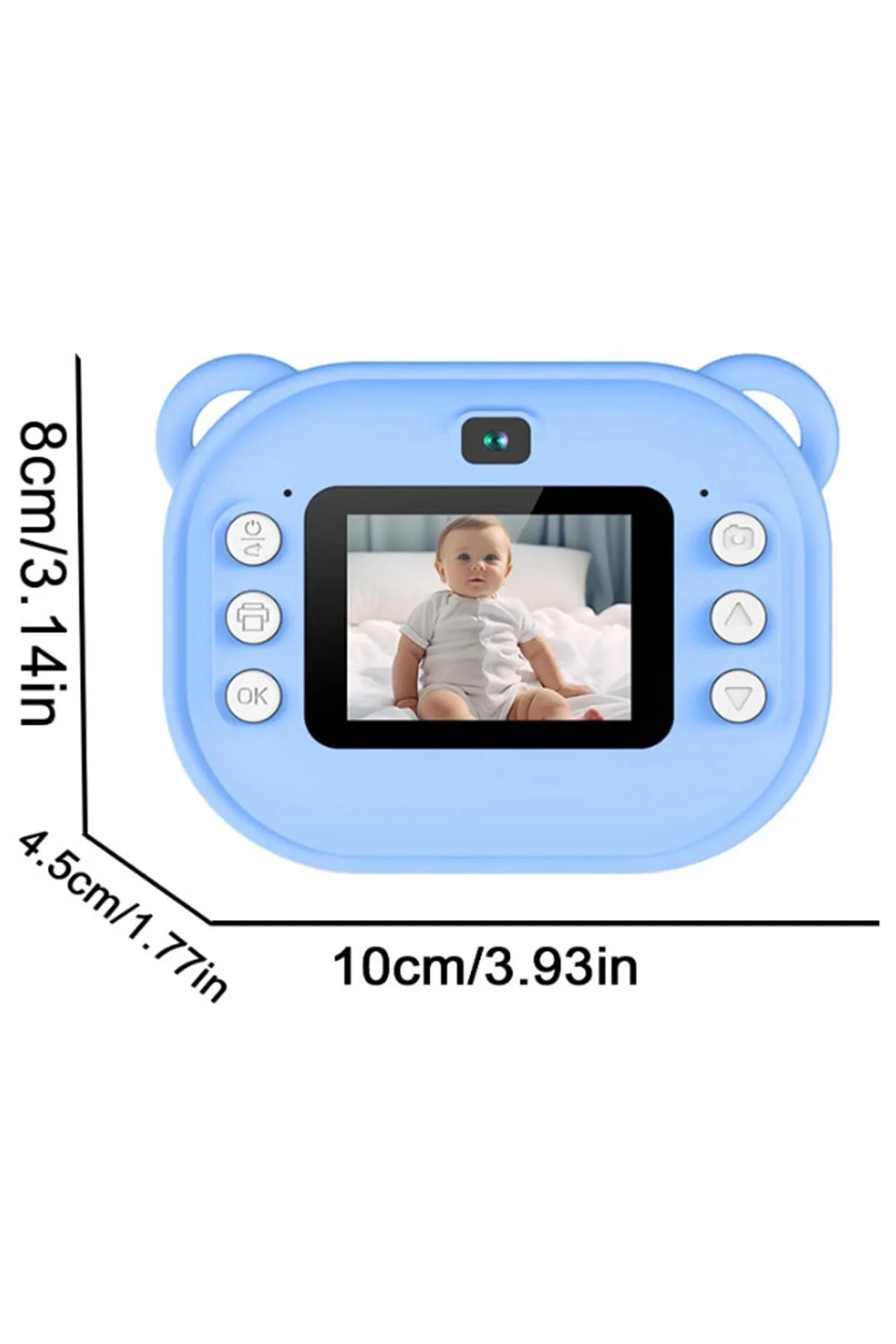 Dijital Video Kayıt Fotoğraf Çocuk Kamerası Anlık Termal Resim Kağıt Baskılı görsel 4