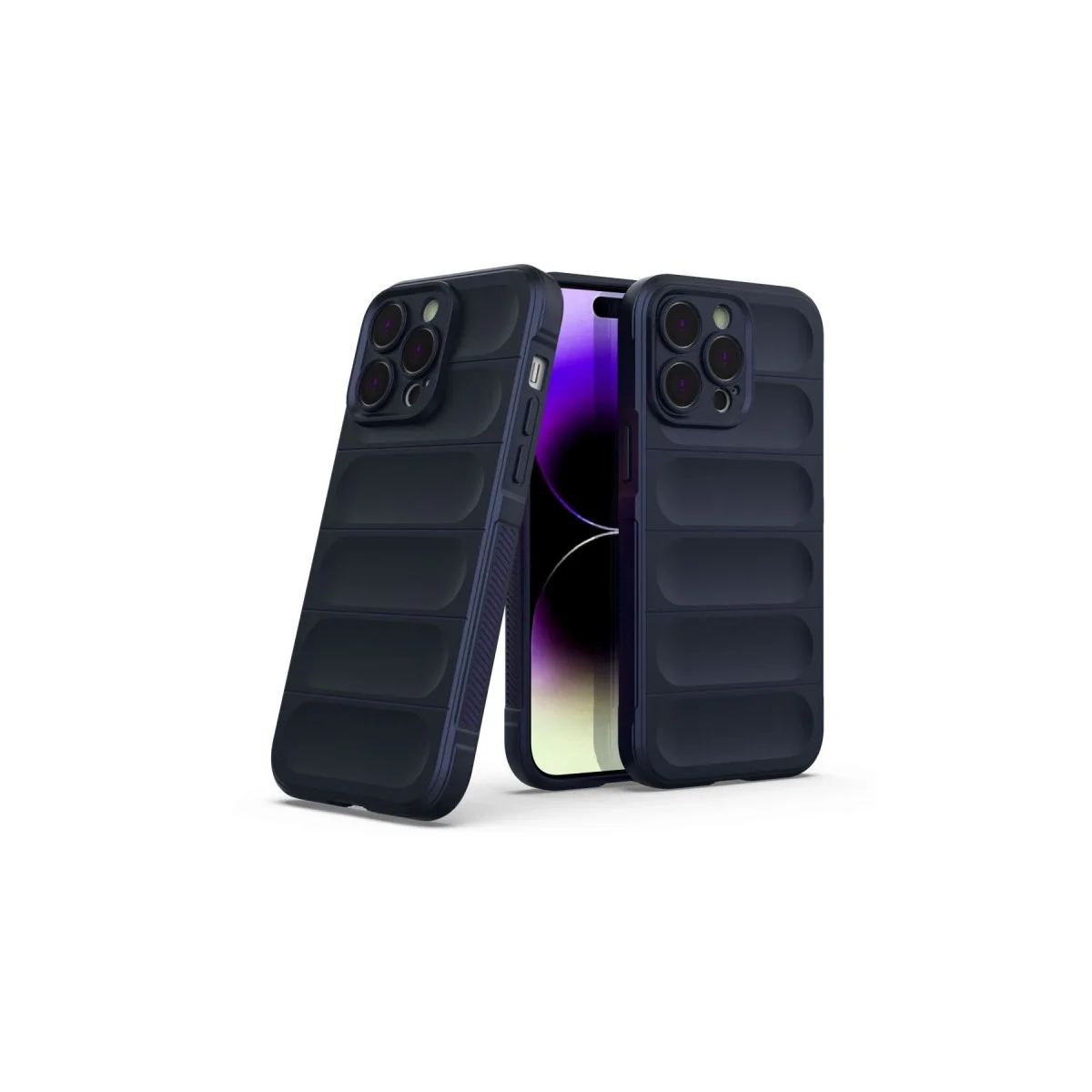Apple İphone 15 Pro Max Kılıf Optimum Silikon - Lacivert görsel 3
