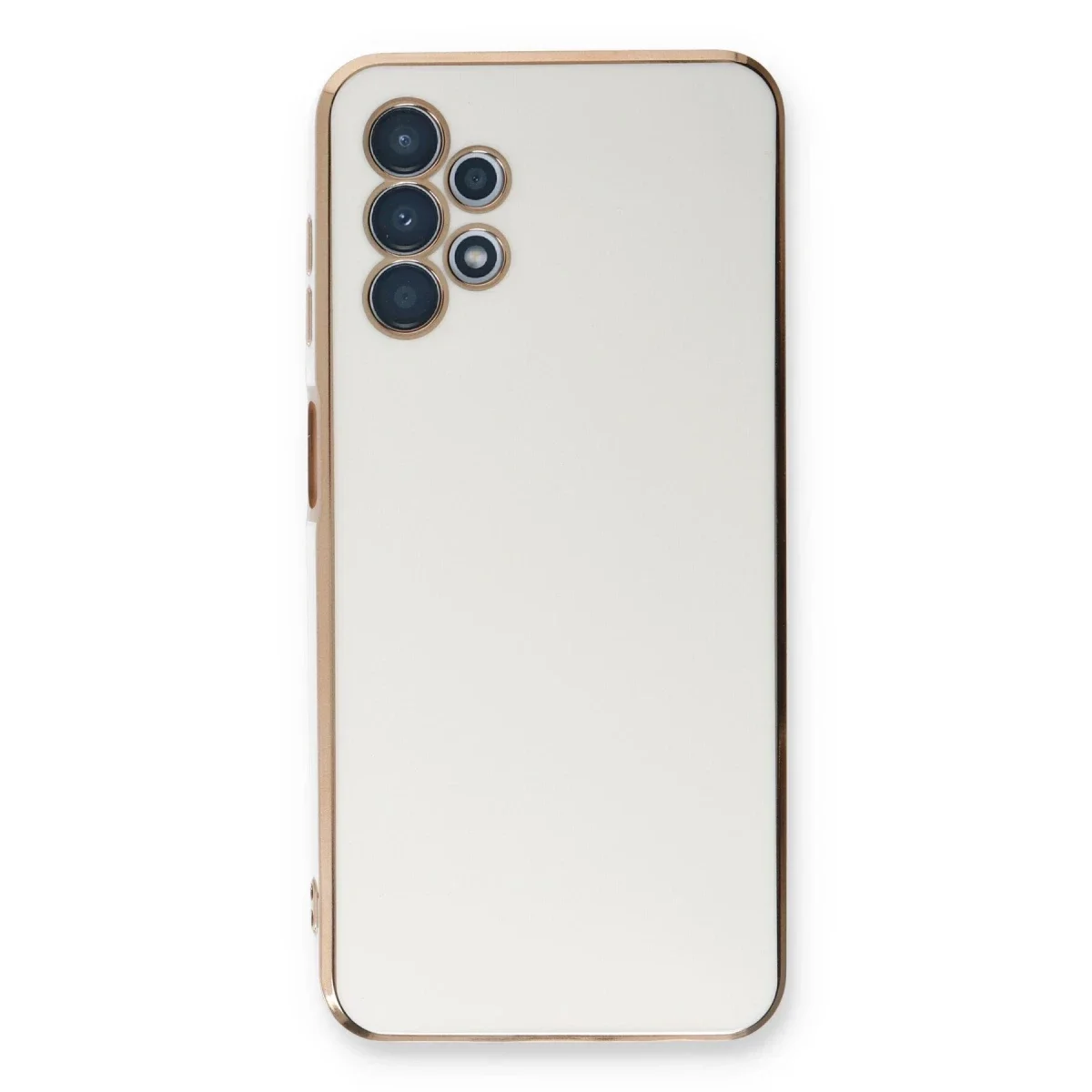 Samsung Galaxy A13 4G Kılıf Volet Silikon - Beyaz görsel 2