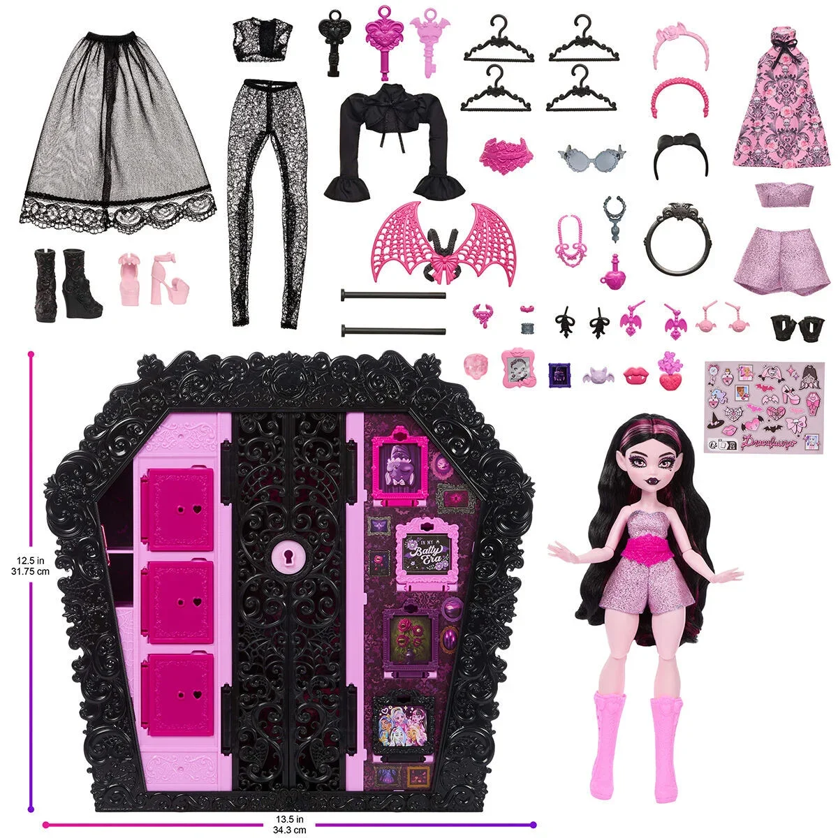 JMG63 Monster High Draculauranın Muhteşem Havalı Dolabı görsel 2