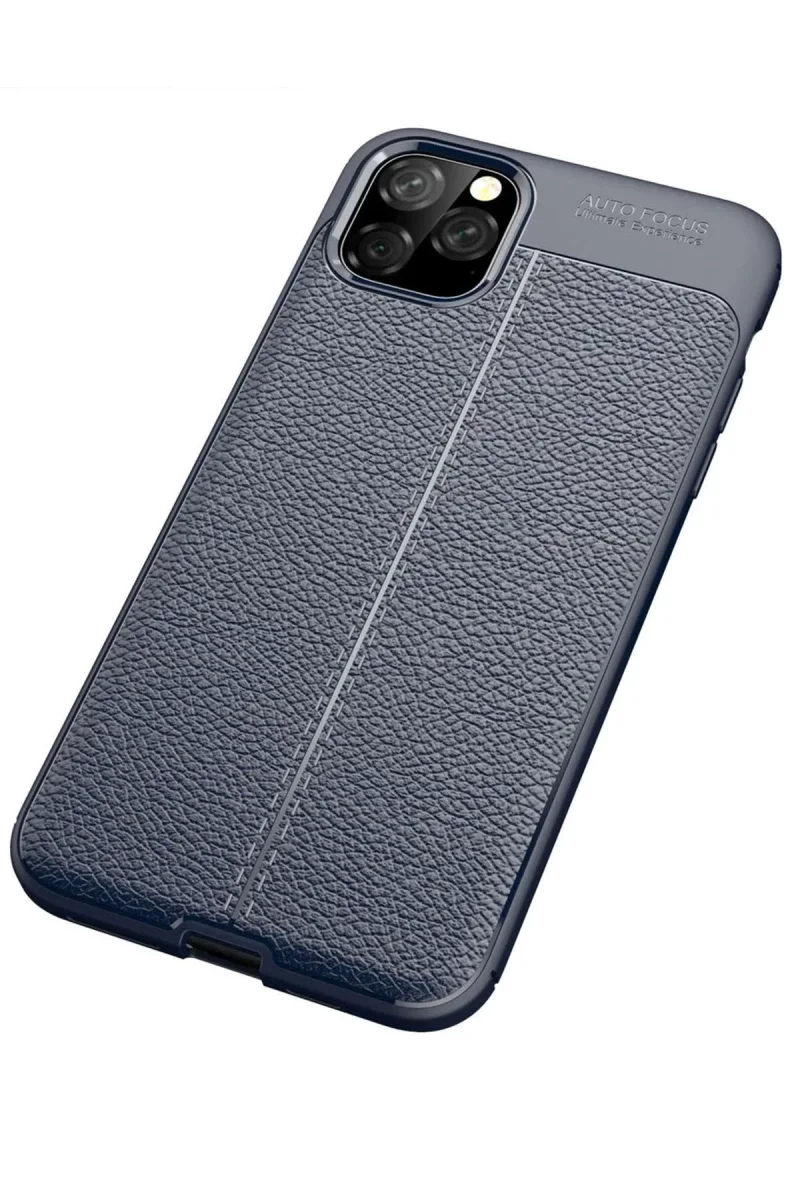 Apple iPhone 11 Pro Max Kılıf Auto Focus Kapak - Lacivert görsel 2