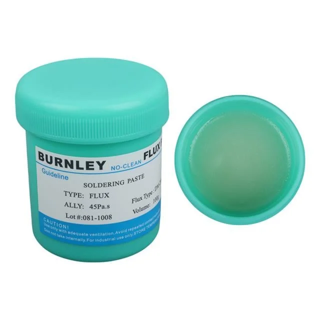 Burnley DM-200 45Pa.S Viskoziteli 100 Gram Krem Flux Lehim Pastası görsel 2