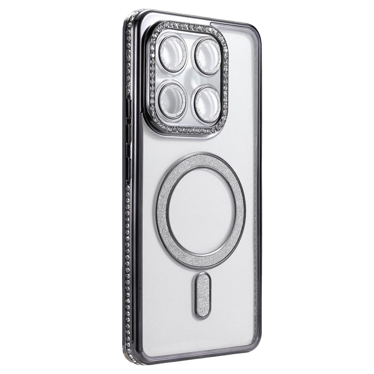 Xiaomi Mi 15T Pro Joke Simli Magneticsafe Kılıf - Siyah görsel 3