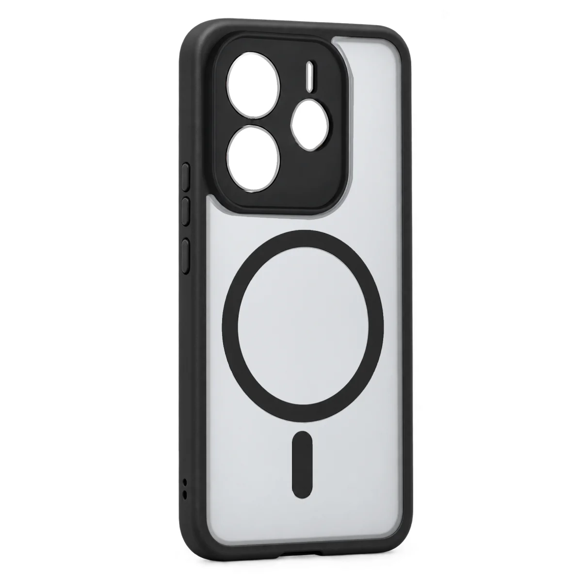 Xiaomi Redmi Note 14 4G Loji Magsafe Kapak - Siyah