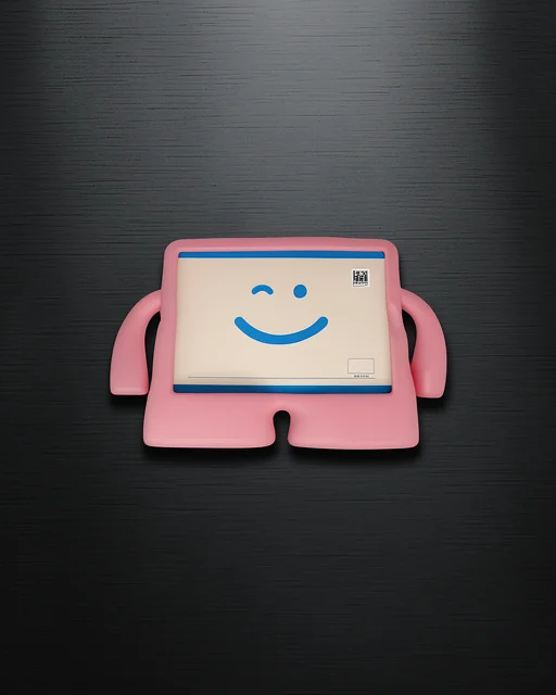 Apple İpad Pro 11 (2021) Kılıf Karakter Tablet Silikon - Açık Pembe