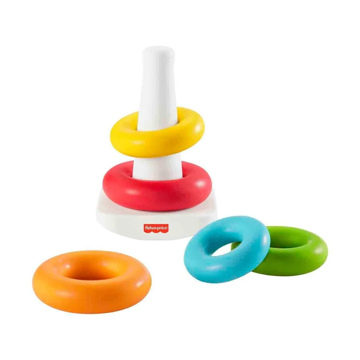 GRF09 Fisher-Price Doğa Dostu Renkli Halkalar görsel 2