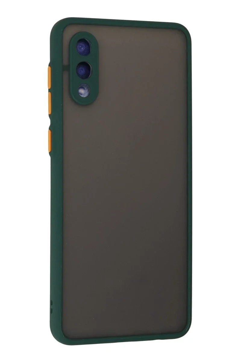 Samsung Galaxy A02 Kılıf Montreal Silikon Kapak - Yeşil görsel 3