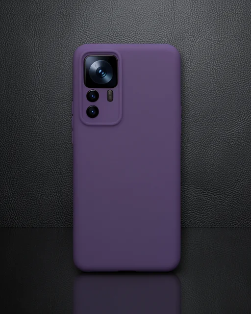 Xiaomi Mi 12t Pro Kılıf Nano İçi Kadife Silikon - Mor