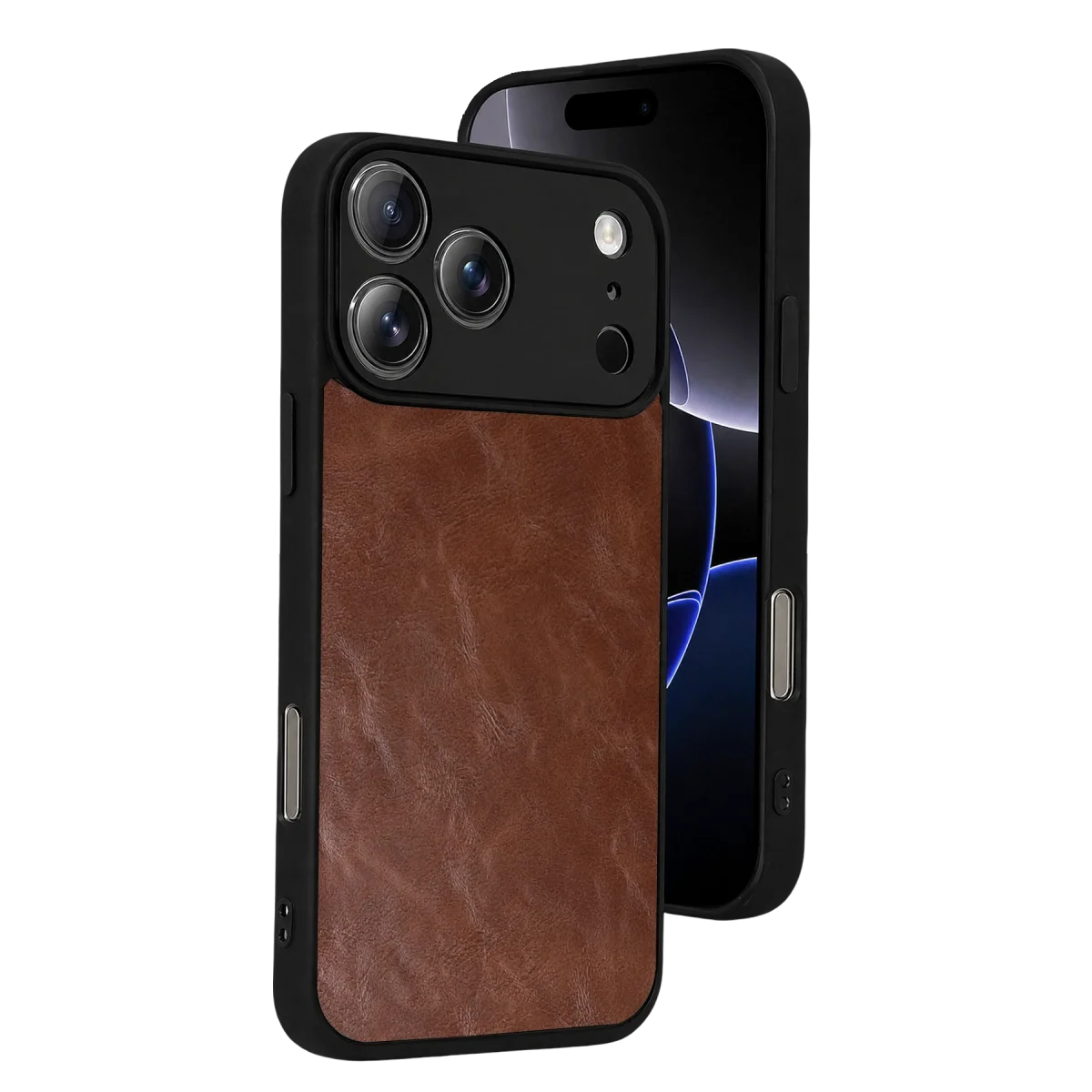 Apple İphone 17 Pro Aras Deri Kapak - Taba